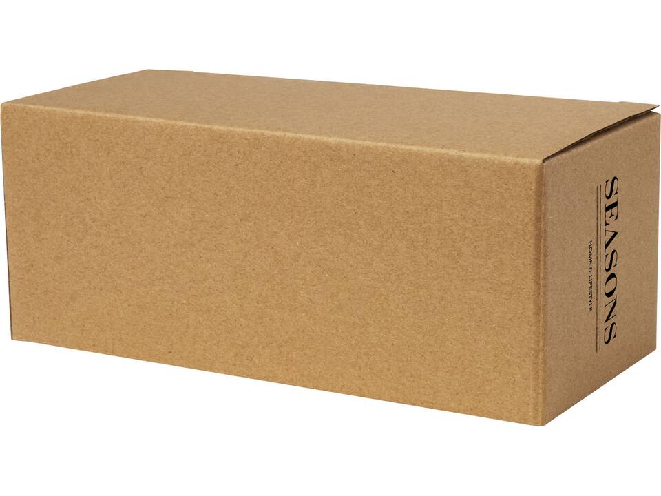 Tasse Manti 2 pièces en verre à double paroi de 100 ml avec sous-verre en bambou 2