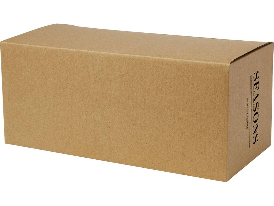 Tasse Manti 2 pièces en verre à double paroi de 250 ml avec sous-verre en bambou 1