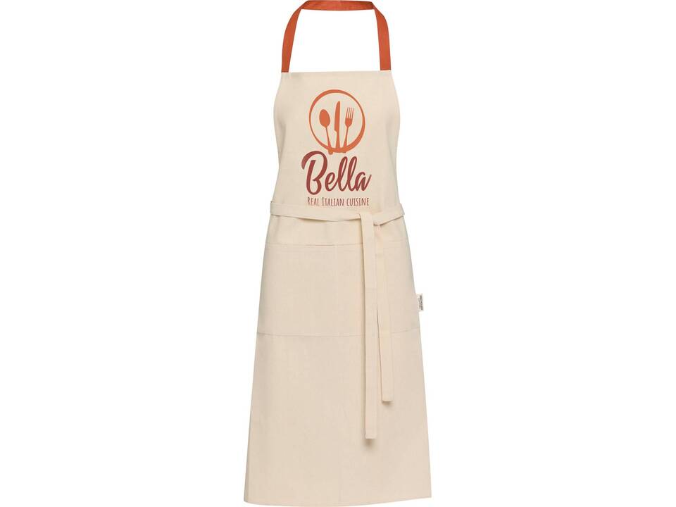Tablier Nia en coton recyclé 200 g/m² 7