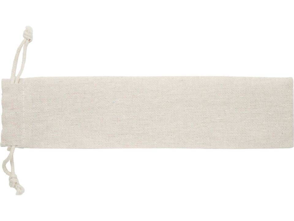 Ensemble de couverts Root 5 pièces en acier inoxydable et bois de hêtre 2