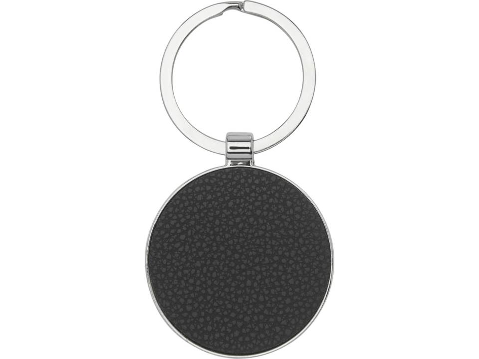 Porte-clés rond Paolo en PU pour gravure laser 4
