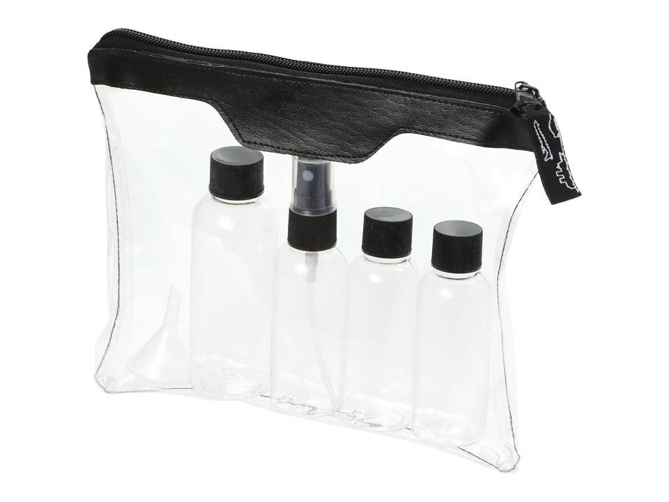 Trousse de toilette approuvée par les compagnies aériennes