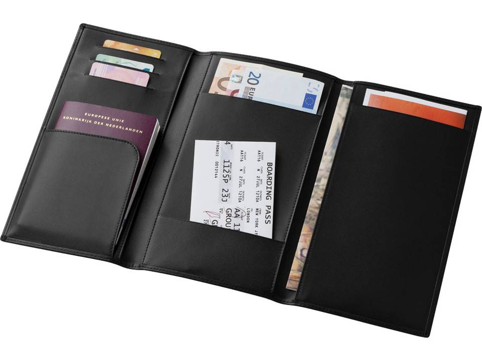 Portefeuille de voyage trois plis Harvard 1