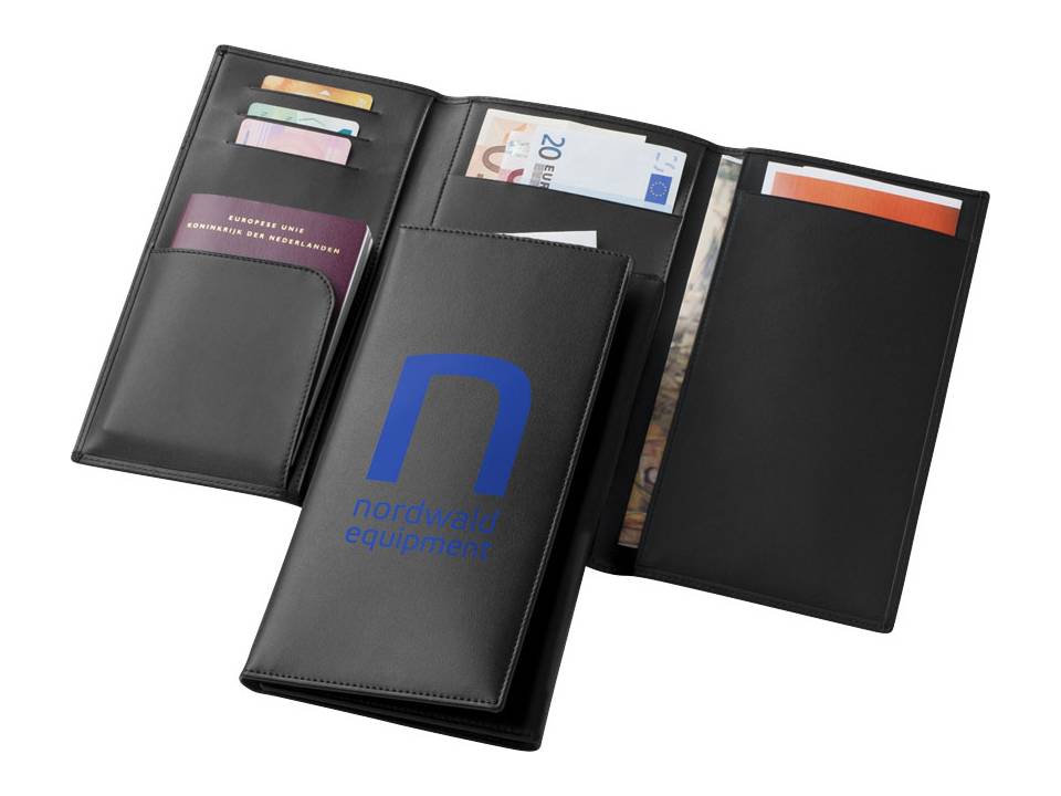 Portefeuille de voyage trois plis Harvard 6