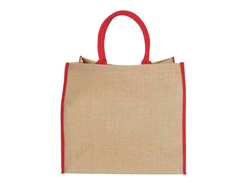Grand sac shopping jute