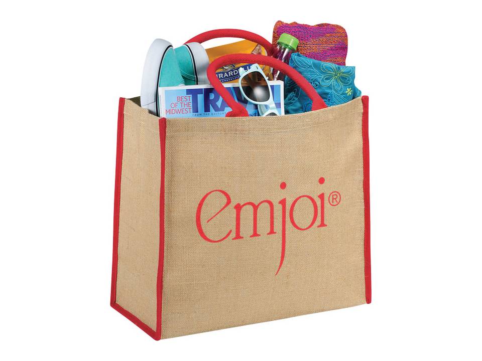 Grand sac shopping jute 12