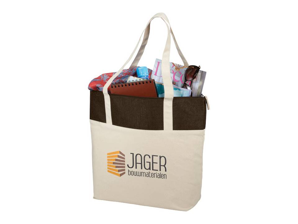 Sac shopping jute et coton 6