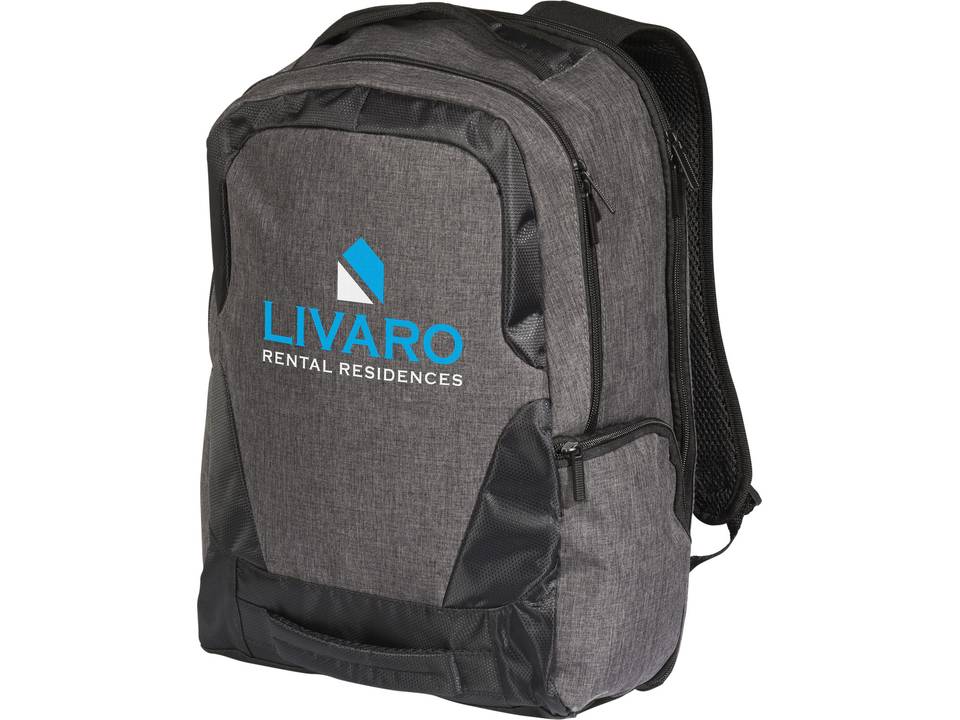 Sac à dos pour ordinateur TSA Overland 17 pouces avec port USB 2