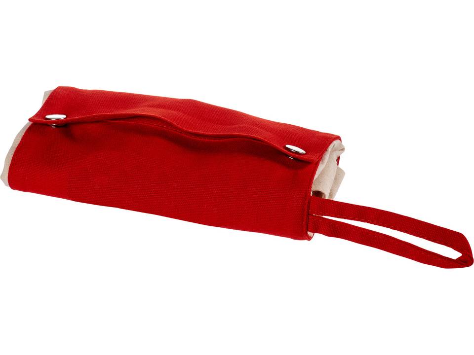 Sac shopping en coton 180 g/m² à rouler boutonné Snap 12