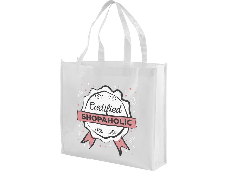 Sac shopping non tissé laminé Shiny 4