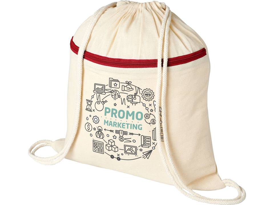 Sac à dos à fermeture éclair avec cordon de serrage Oregon 14