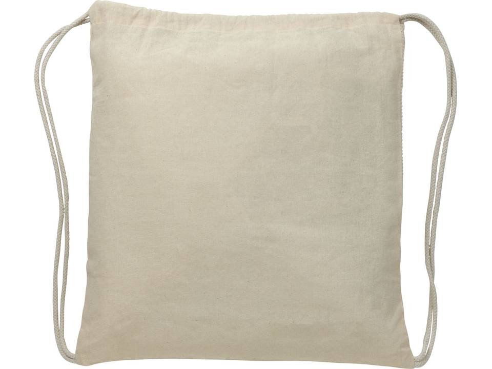 Sac à dos en maille de coton Maine avec cordon de serrage 3