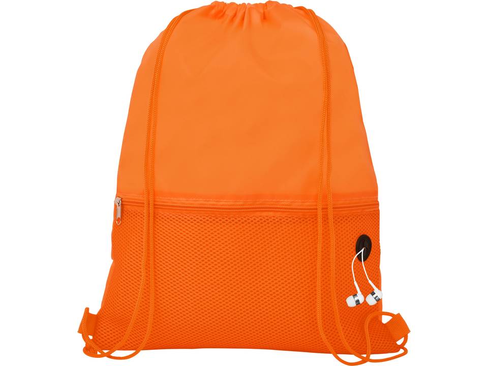 Sac à dos Oriole avec cordon, en maille filet 33