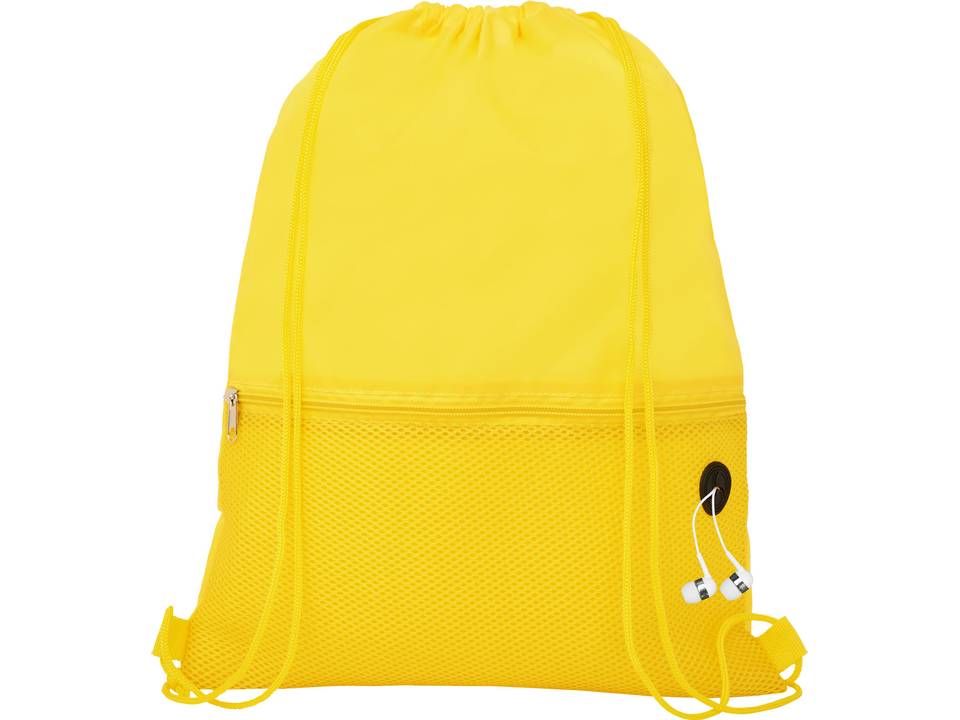 Sac à dos Oriole avec cordon, en maille filet 40