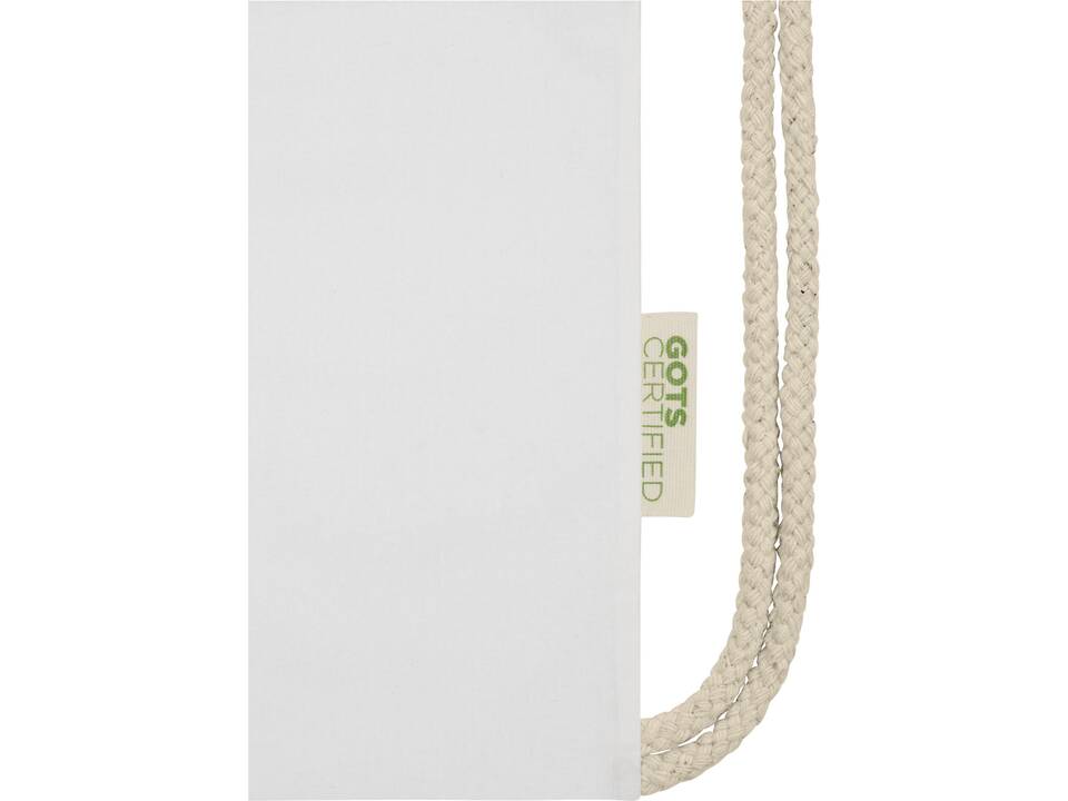 Orissa 100 g/m² GOTS Sac à dos en coton biologique avec cordon 17
