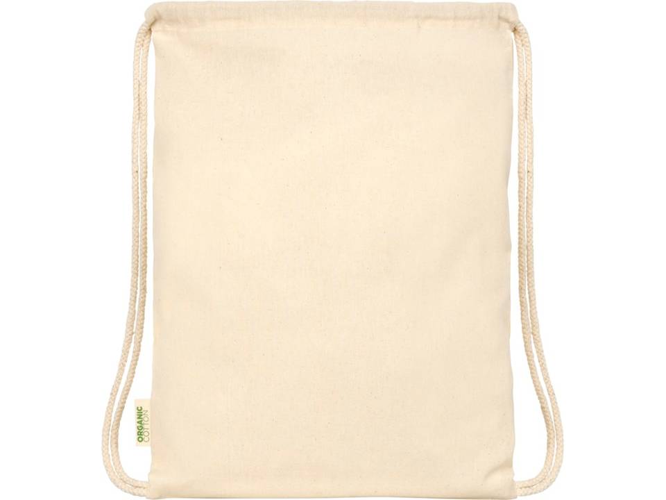 Orissa 100 g/m² GOTS Sac à dos en coton biologique avec cordon 4