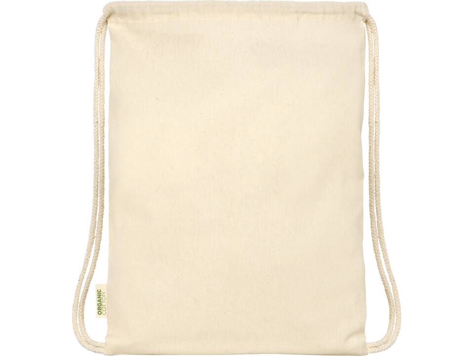 Orissa 100 g/m² GOTS Sac à dos en coton biologique avec cordon 10