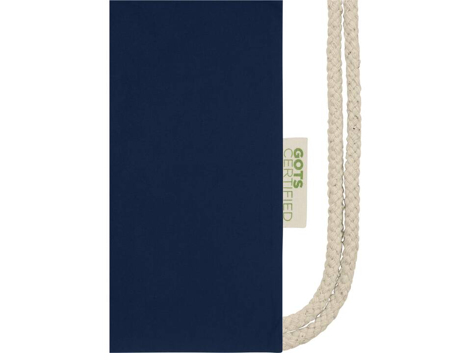 Orissa 100 g/m² GOTS Sac à dos en coton biologique avec cordon 32