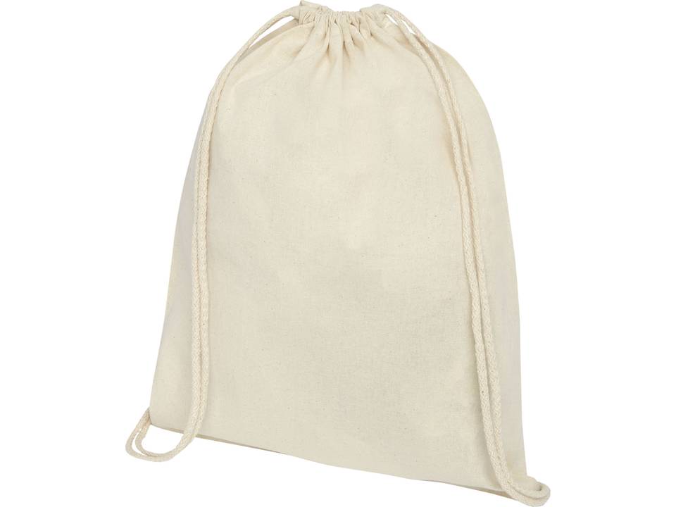 Sac à dos Oregon en coton de 140 g/m² avec cordon de serrage 5