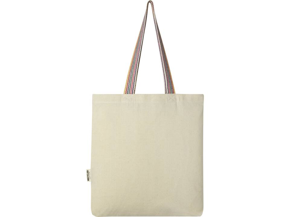 Sac shopping Rainbow de 5 l en coton recyclé 180 g/m² 3