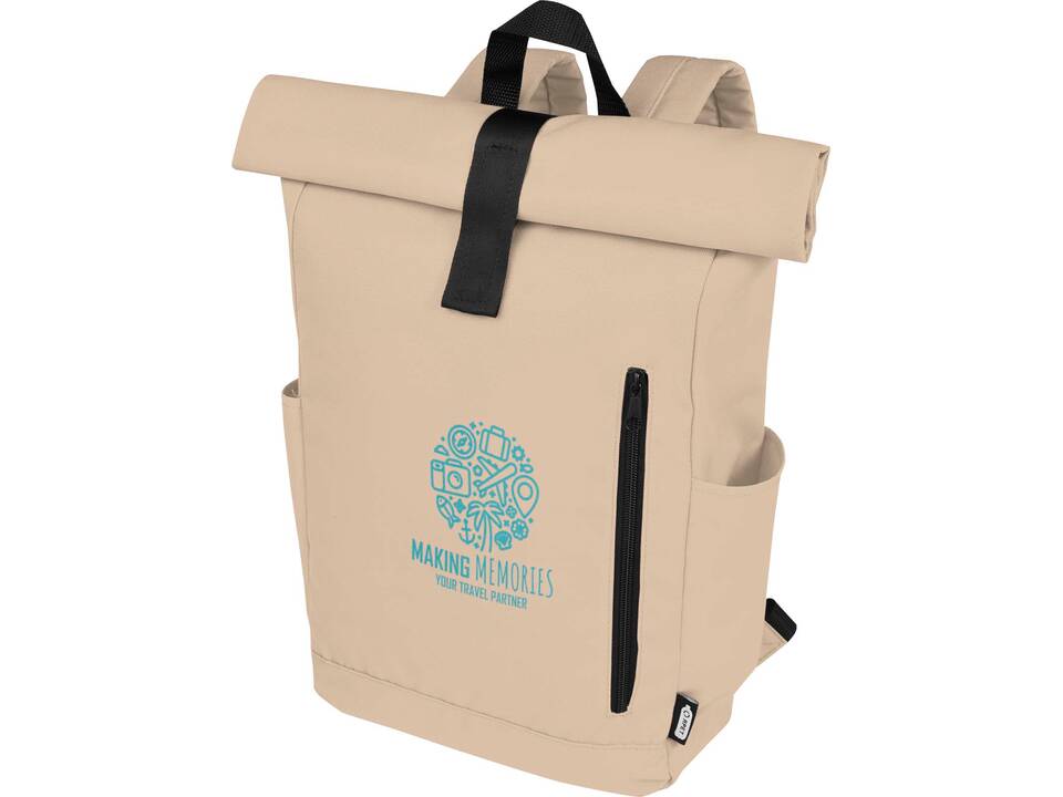 Sac à dos Byron de 18 L en RPET GRS 15,6" avec dessus enroulable 28