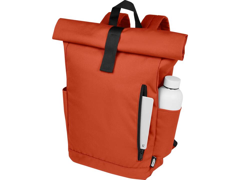 Sac à dos Byron de 18 L en RPET GRS 15,6" avec dessus enroulable 12