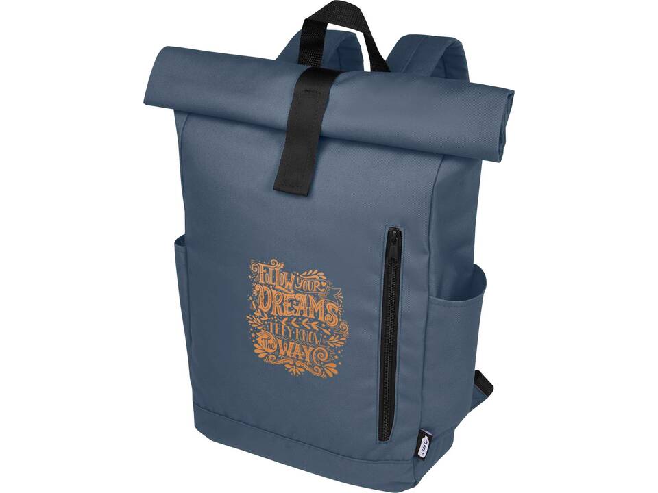 Sac à dos Byron de 18 L en RPET GRS 15,6" avec dessus enroulable 16