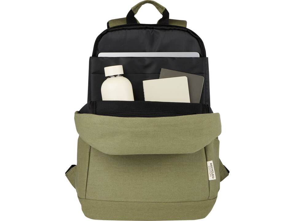 Sac à dos anti-vol pour ordinateur portable Joey de 18 L en toile recyclée GRS 15,6 pouces 10