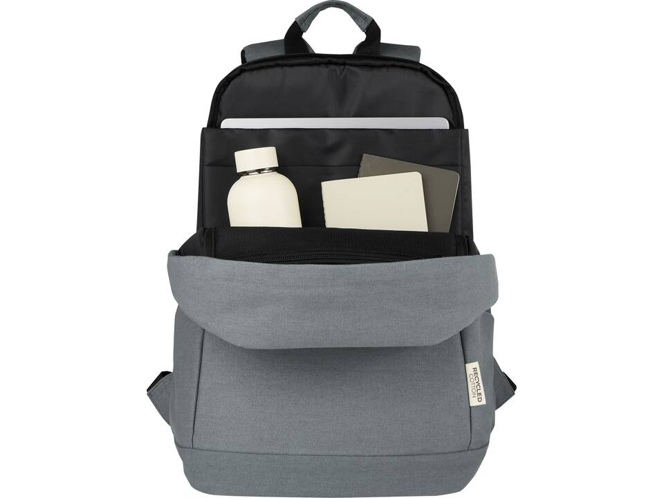 Sac à dos anti-vol pour ordinateur portable Joey de 18 L en toile recyclée GRS 15,6 pouces 17