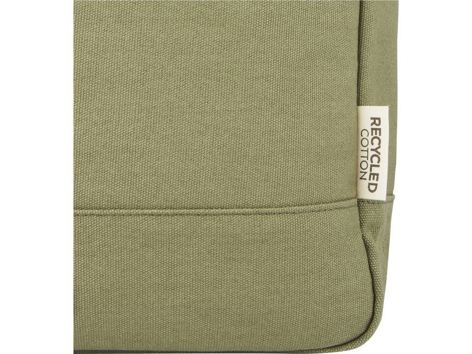 Sac à dos pour ordinateur portable Joey de 15 L en toile recyclée GRS 15 pouces avec dessus enroulable 13