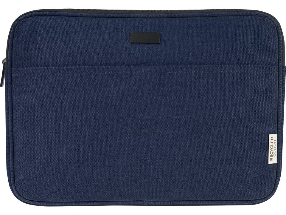 Housse pour ordinateur portable Joey de 2 L en toile recyclée GRS 14 pouces 1