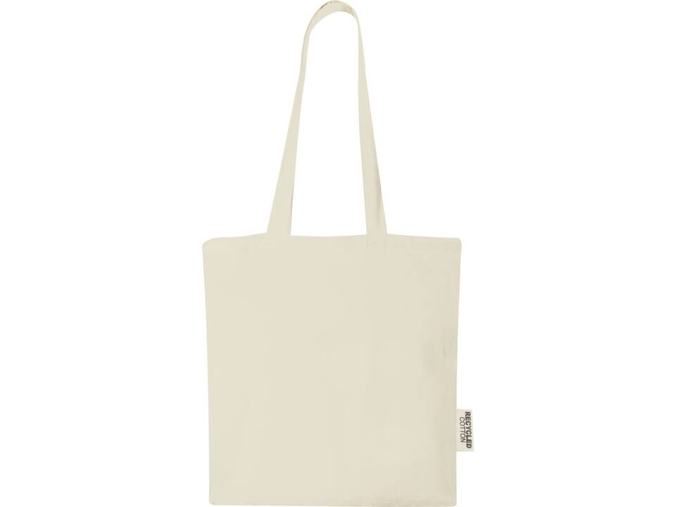 Sac shopping Madras en coton recyclé de 140 g/m2 de 7 L 5