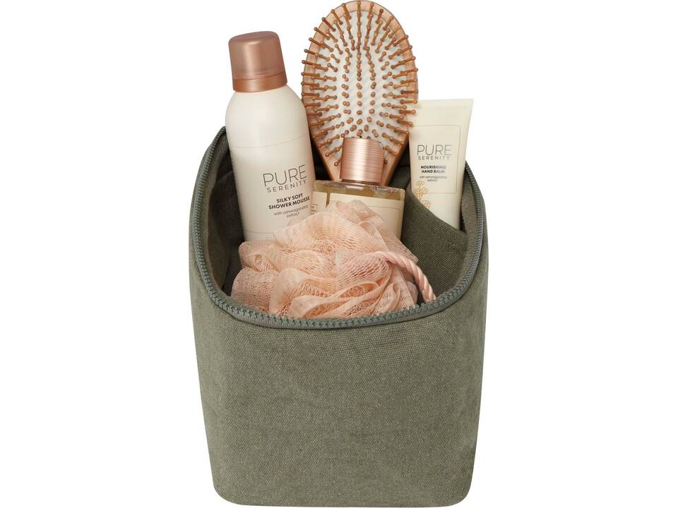 Organiseur de produits de toilette Pack 500 g/m² Aware™ recyclé 18