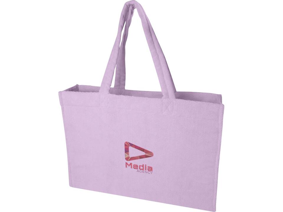 Sac shopping Siam en tissu éponge recyclé GRS de 13 L 1