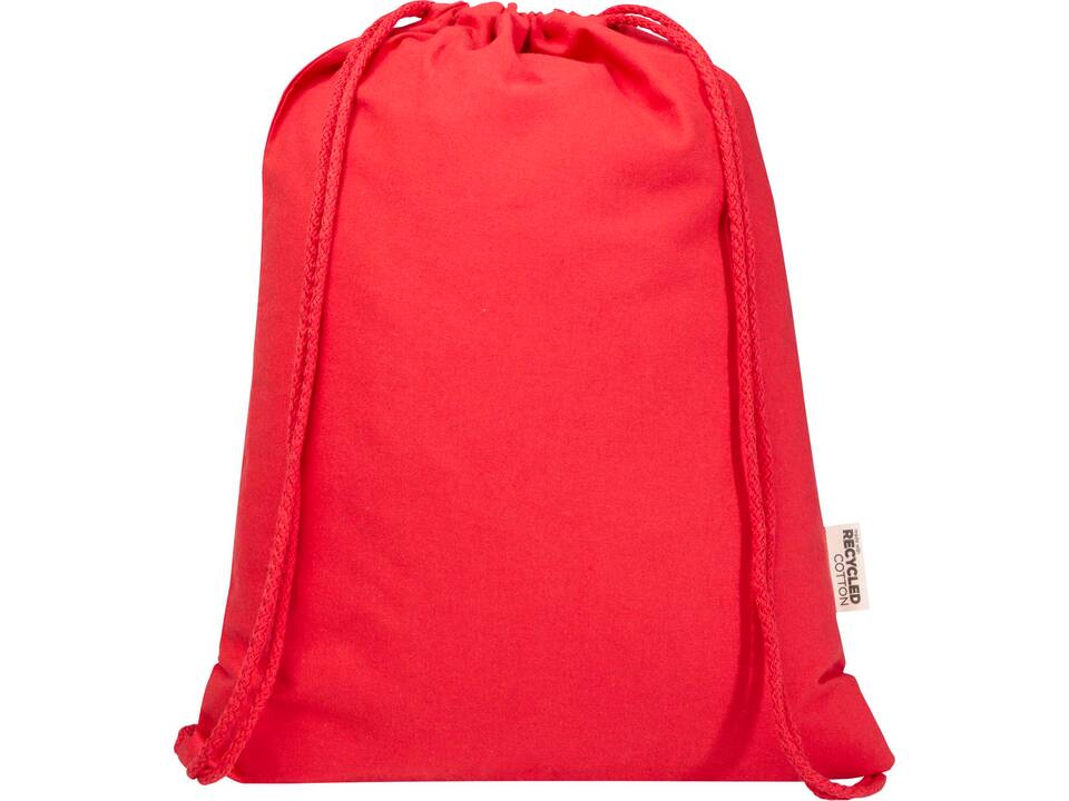 Sac de 5 L avec cordon Oregon Blend en coton recyclé 140 g/m² certifié GRS 7