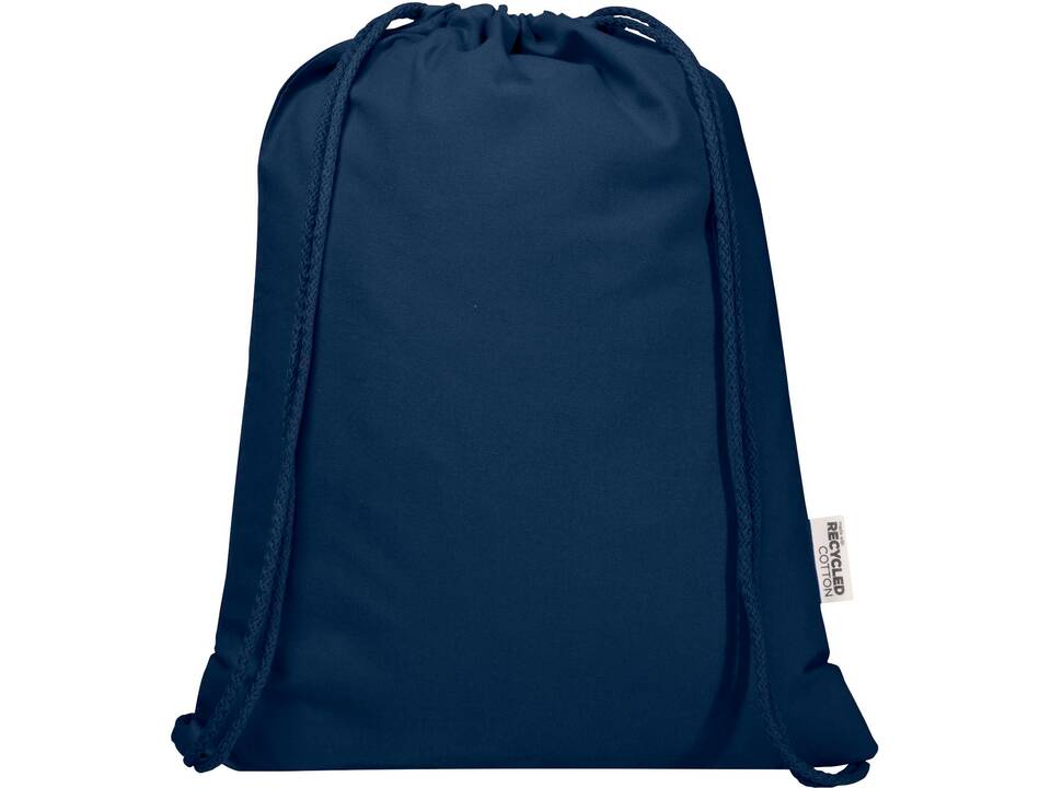 Sac de 5 L avec cordon Oregon Blend en coton recyclé 140 g/m² certifié GRS 17