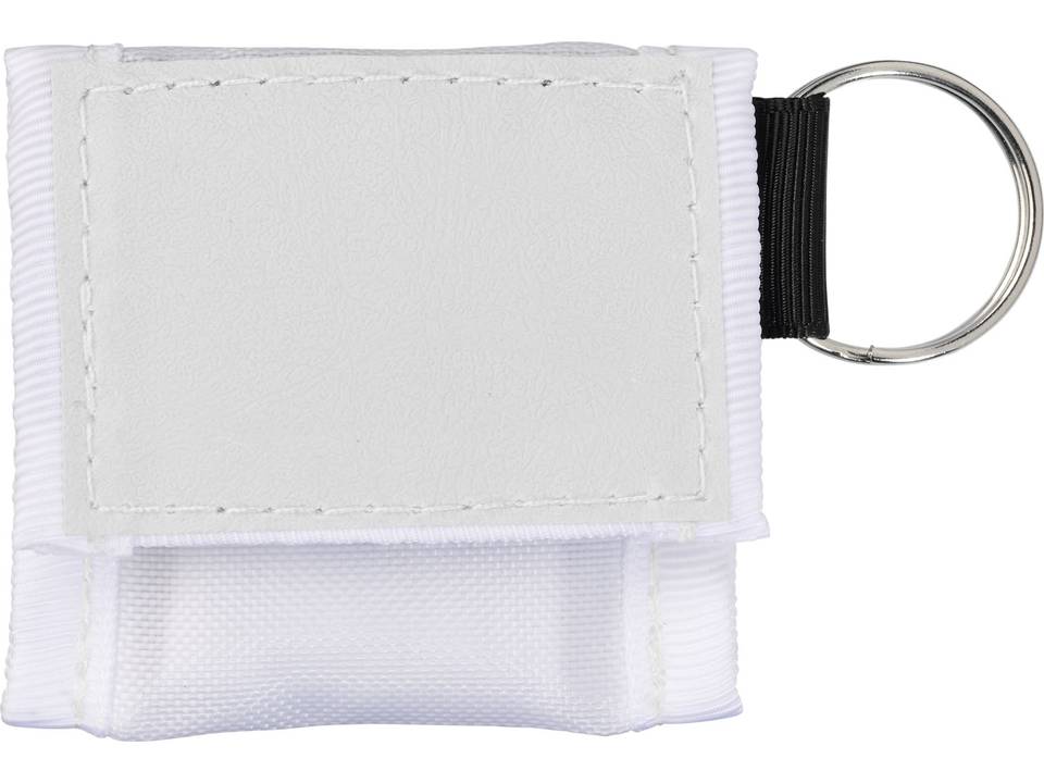 Protection pour bouche-à-bouche avec sa pochette polyester Henrik 5