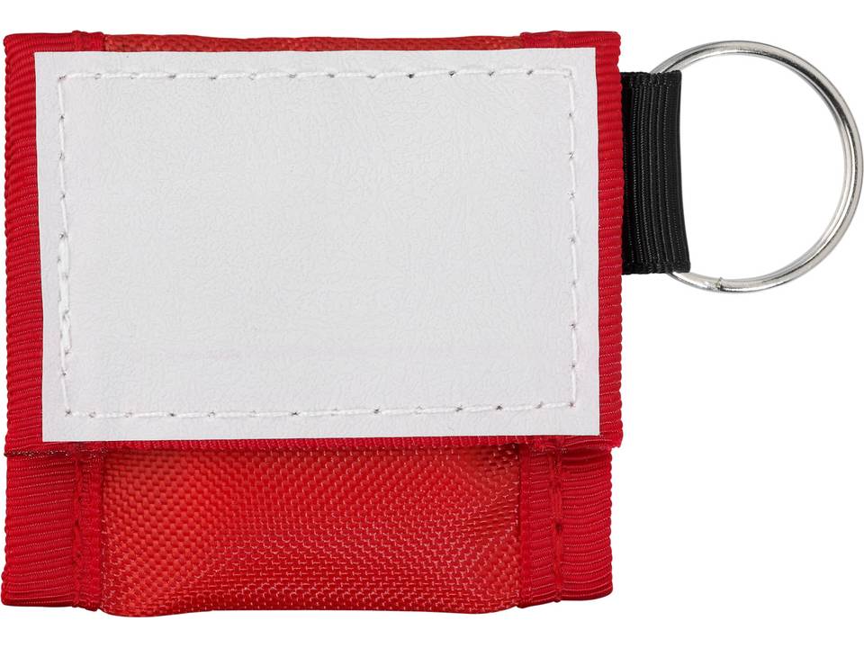 Protection pour bouche-à-bouche avec sa pochette polyester Henrik 8