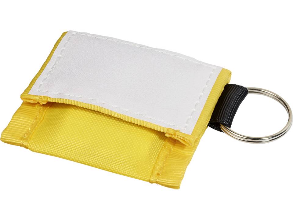 Protection pour bouche-à-bouche avec sa pochette polyester Henrik 17