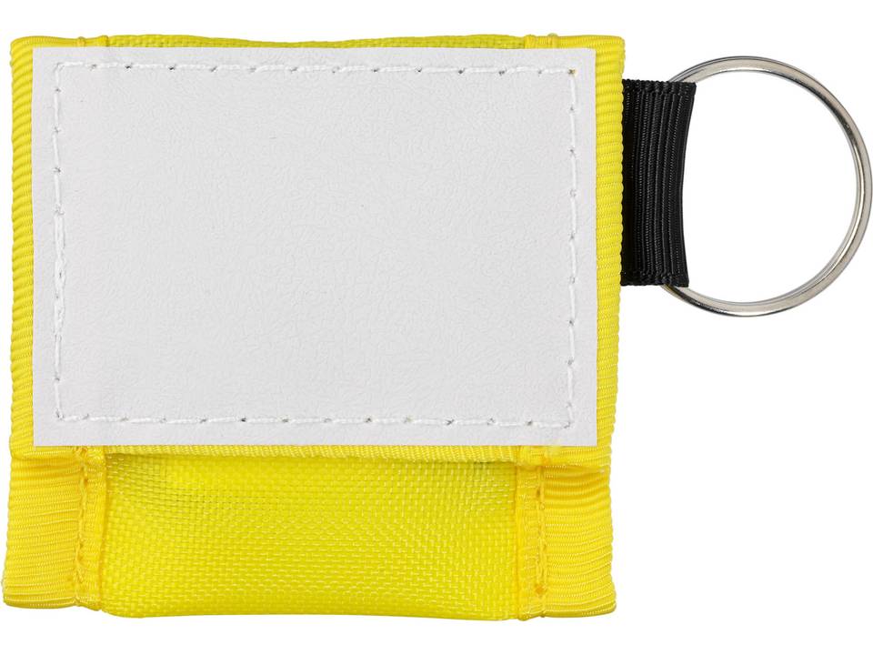 Protection pour bouche-à-bouche avec sa pochette polyester Henrik 16