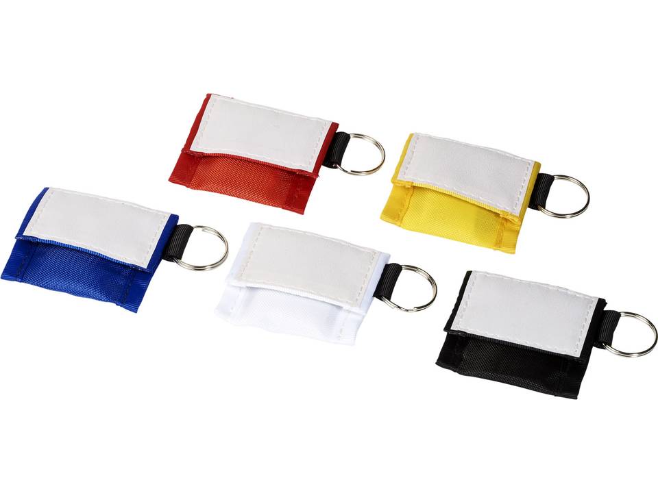 Protection pour bouche-à-bouche avec sa pochette polyester Henrik 18