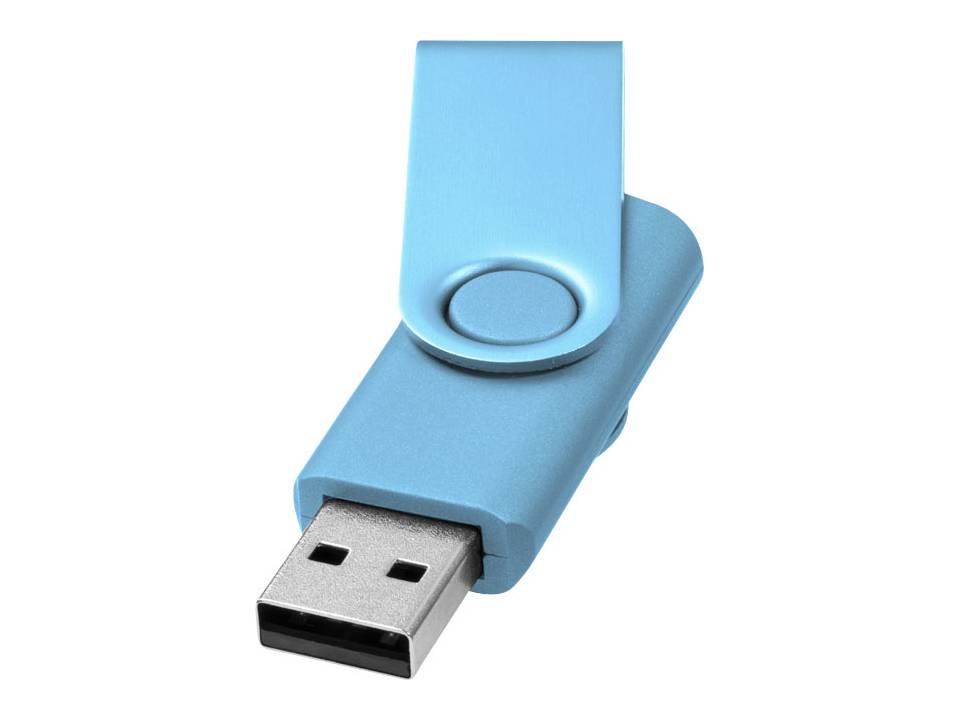 Clé USB rotative métallique 8