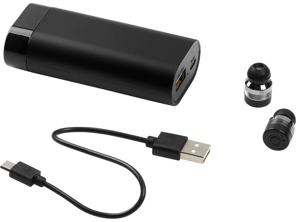 Écouteurs Glow sans fil avec batterie de secours lumineuse 5