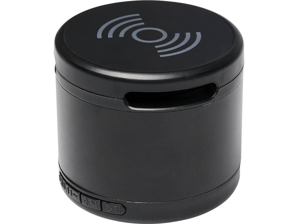 Haut-parleur Bluetooth® Jones métallique avec tapis de charge sans fil 3