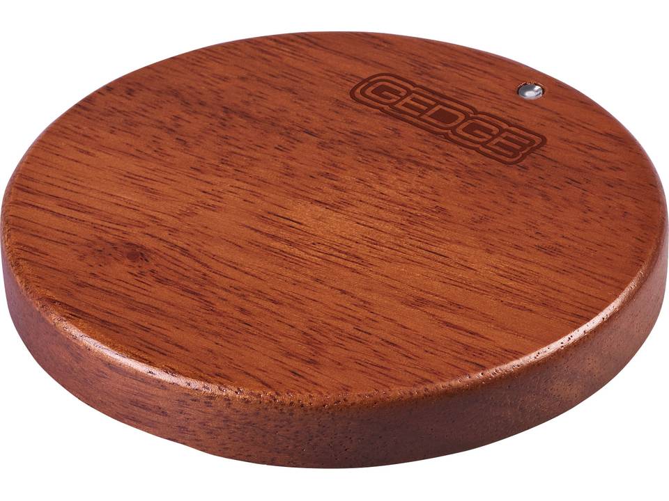 Tapis de charge sans fil en bois Bora 1