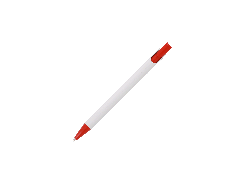 Stylo bille avec clip carre