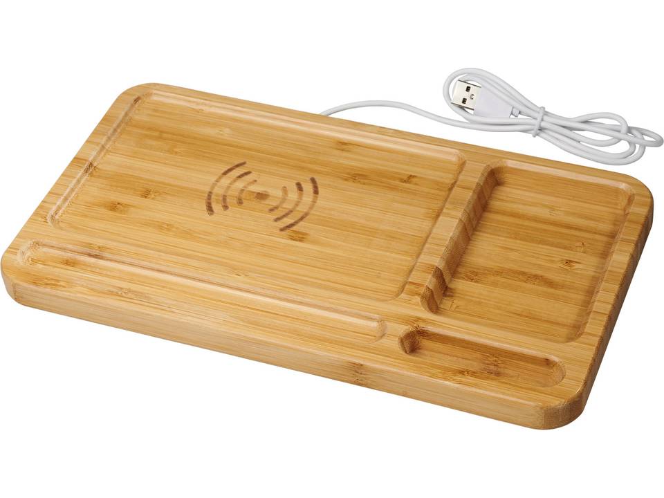 Organiseur de bureau et chargeur à induction Frame 6