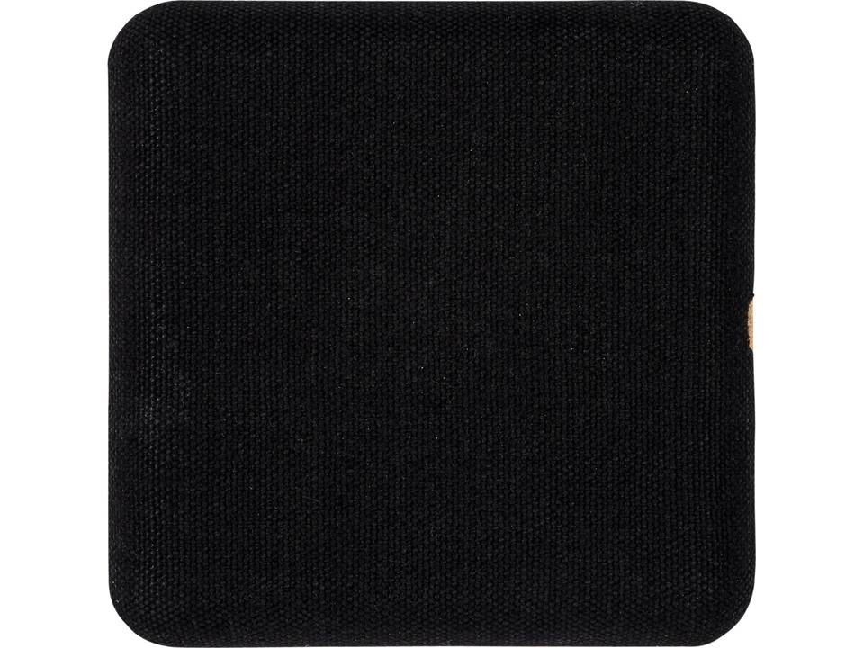 Socle de charge sans fil en bambou et tissu Leaf 5