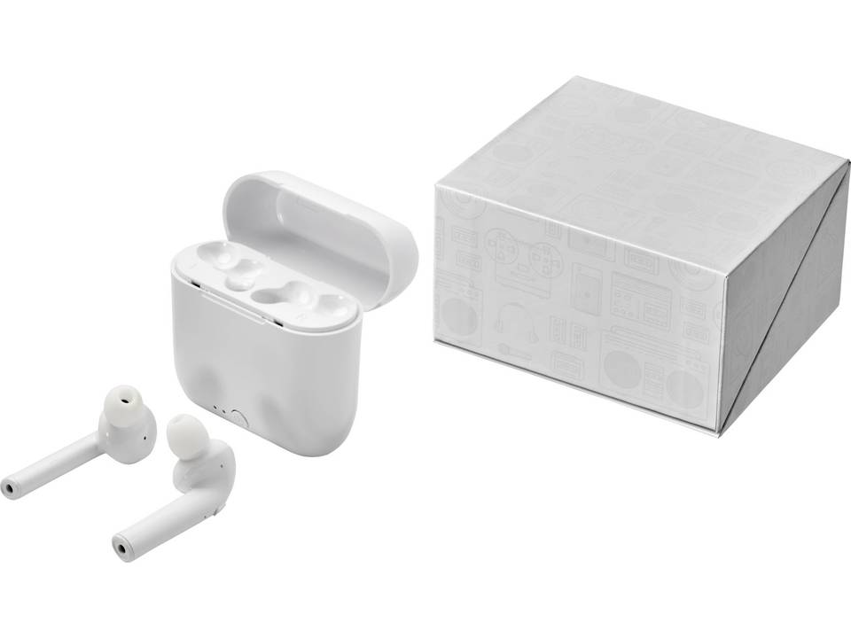 Écouteurs à appariement automatique True Wireless Essos avec boîtier 12