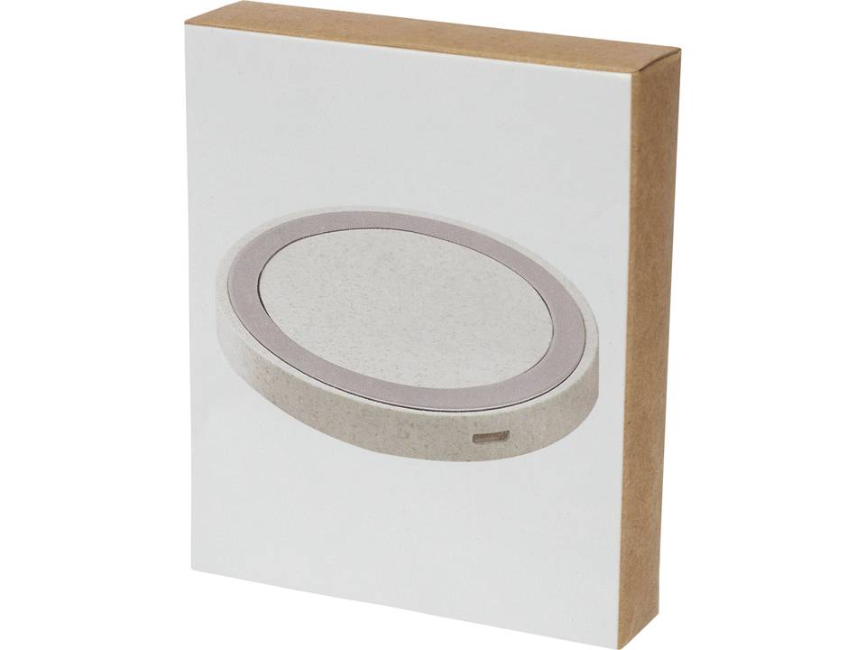 Tapis de charge à induction Naka de 5 W en paille de blé 3